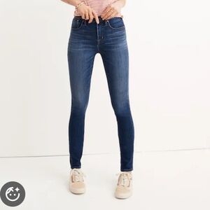 Madewell 10 inch high rise skinny Jean 23